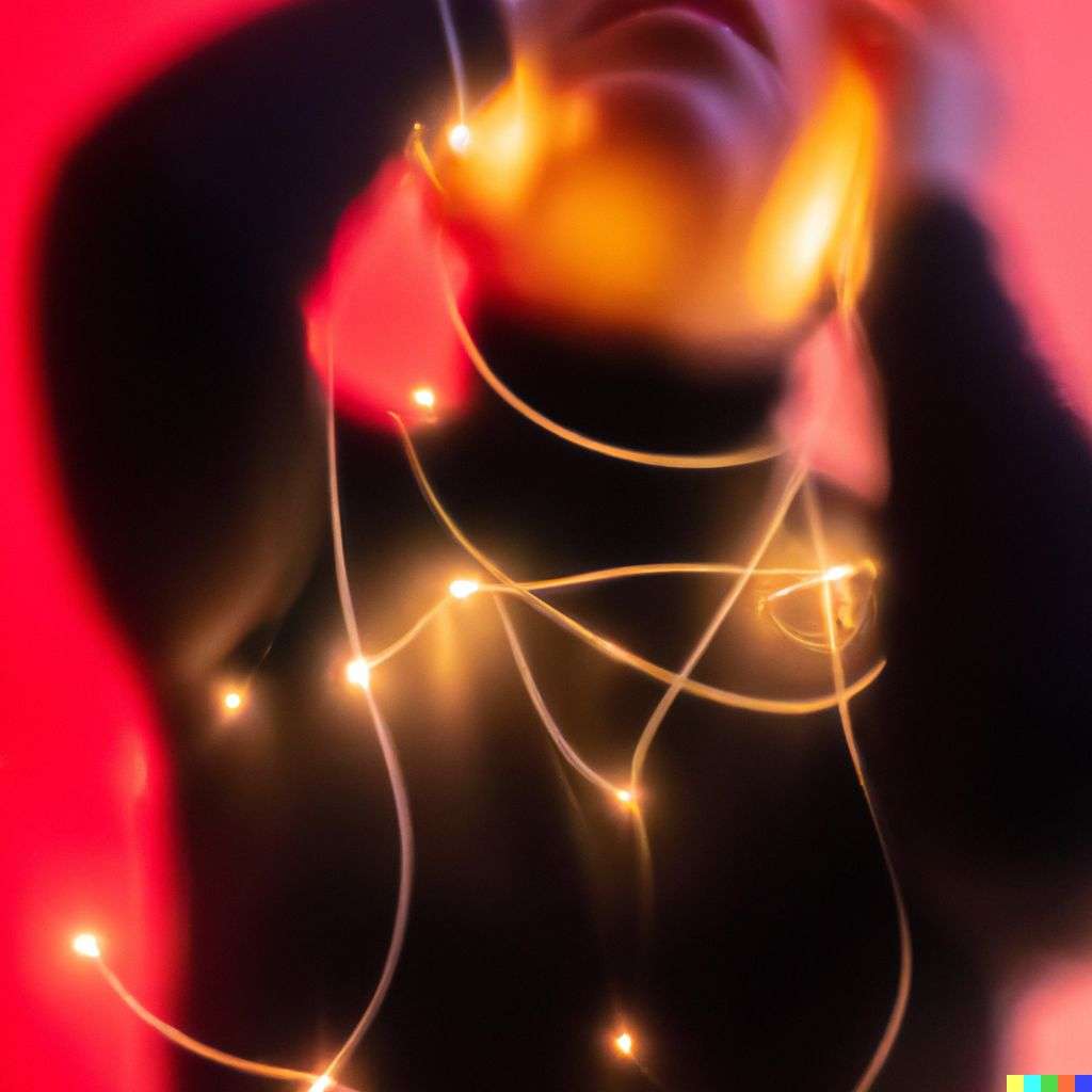 a representation of anxiety, photograph, extreme bokeh